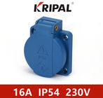 IP54 16 Amp μπλε γερμανικά πρότυπα για τη βιομηχανική πρόσθετη υποδοχή
