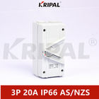 KRIPAL 3Pole 20A στεγανοποιεί τα αυστραλιανά πρότυπα διακοπτών UKF IP66 μονωτών