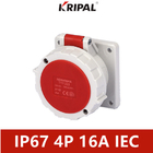 16A 3P 220V IP67 αδιάβροχα βιομηχανικά πρότυπα IEC υποδοχών καθολικά