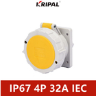 16A 3P 220V IP67 αδιάβροχα βιομηχανικά πρότυπα IEC υποδοχών καθολικά