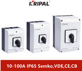 Αδιάβροχα πρότυπα RoHS διακοπτών μεταστροφής KRIPAL 10-100A IP65