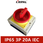 ηλεκτρικό φορτίο 3P 10A 230-440V IP65 που απομονώνει τα πρότυπα IEC διακοπτών UKP